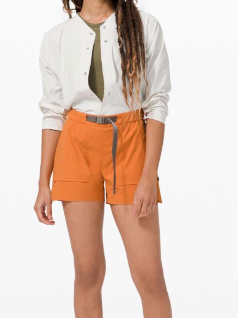 Lululemon Kosaten Adjustable Short / Lululemon Lab True Tangerine